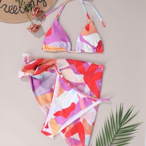 @BunnyWear Shein MultiColor Camouflage Bikini - Picture 3 of 6